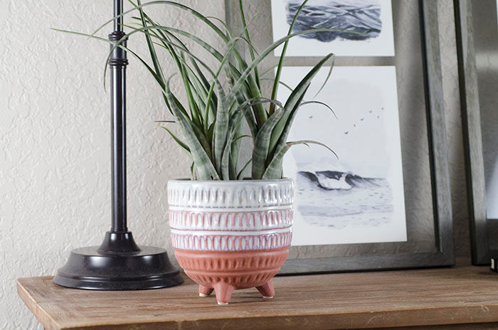 bohemian plant pots Bohemian Footed Planter – The Artizan Way