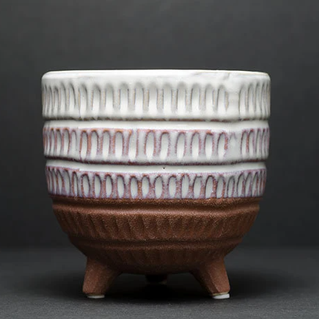 bohemian plant pots Bohemian Footed Planter – The Artizan Way